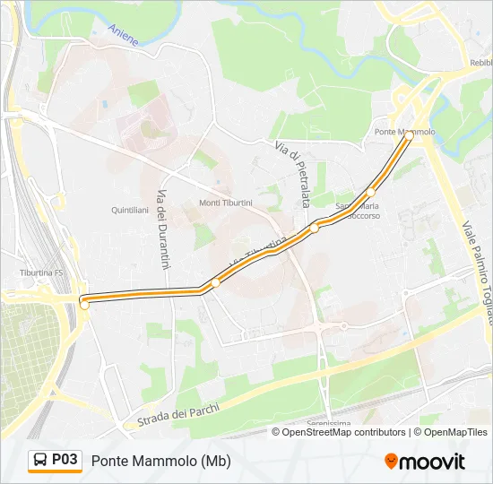 P03 Bus Line Map
