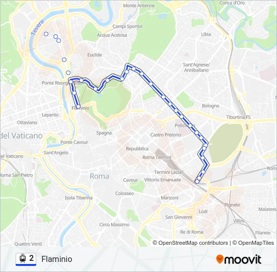 2 Light Rail Line Map