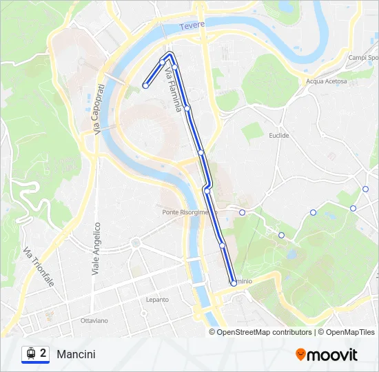 2 Light Rail Line Map