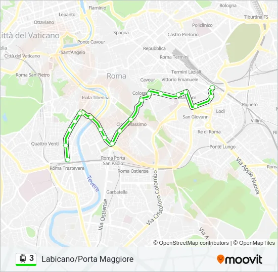 3 Light Rail Line Map