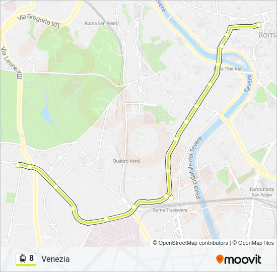8 Light Rail Line Map