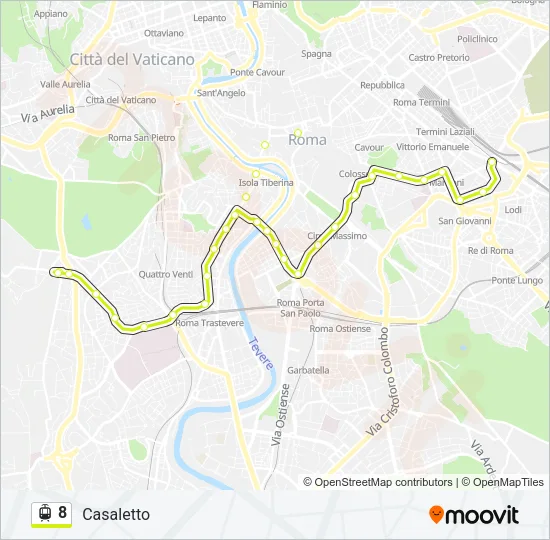 8 Light Rail Line Map