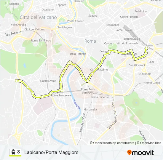 8 Light Rail Line Map