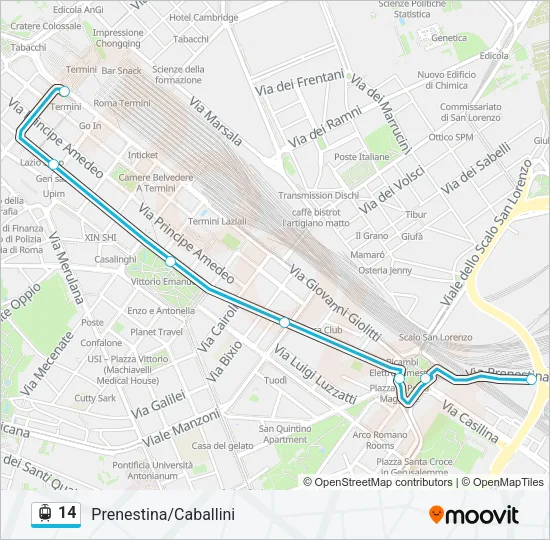 14 Light Rail Line Map