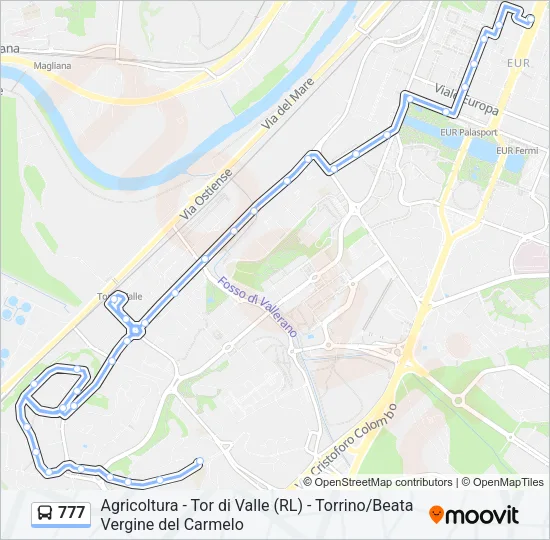 777  Line Map