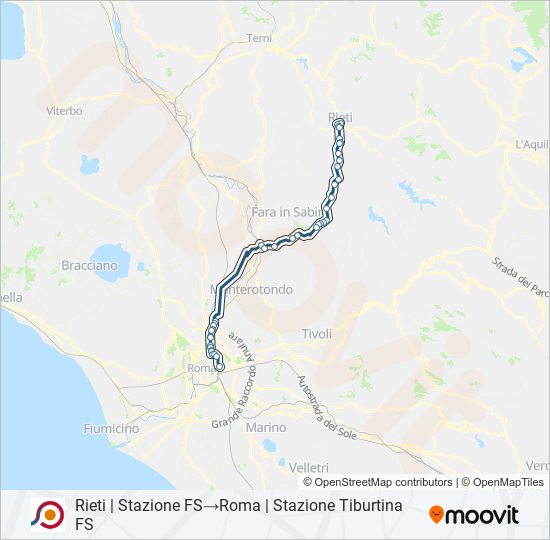 COTRAL bus Line Map