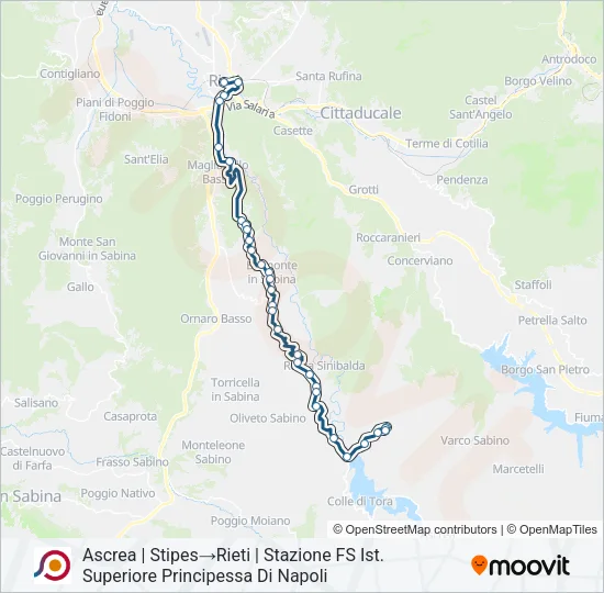 COTRAL Bus Line Map