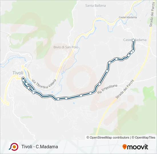 COTRAL Bus Line Map