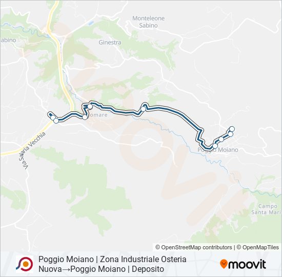 COTRAL bus Line Map