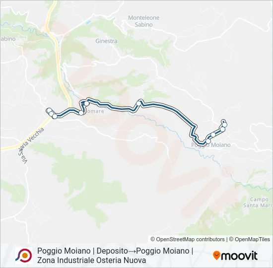 COTRAL Bus Line Map