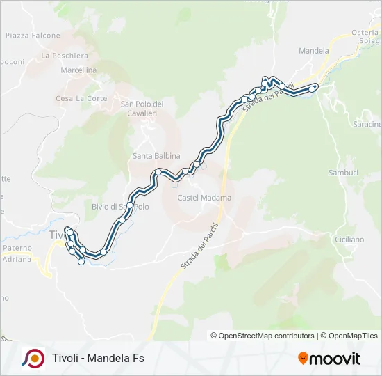 COTRAL Bus Line Map