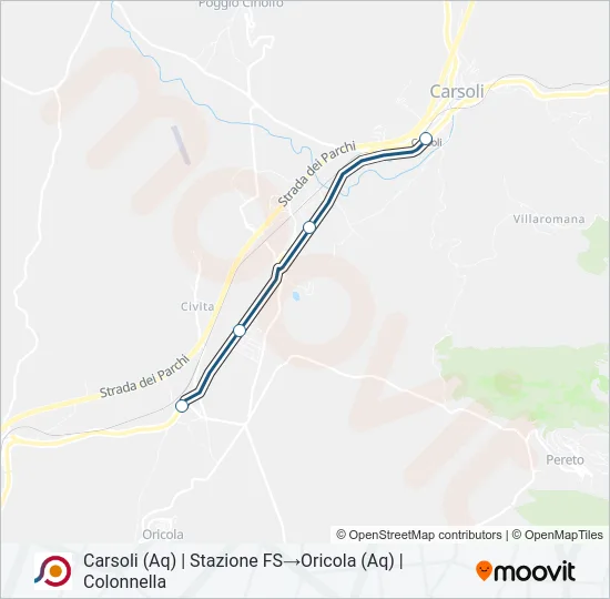 COTRAL Bus Line Map