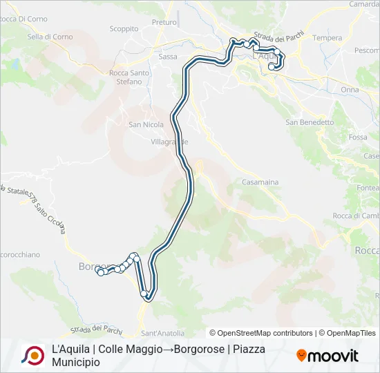 COTRAL Bus Line Map