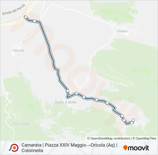 COTRAL Bus Line Map