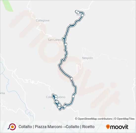 COTRAL Bus Line Map