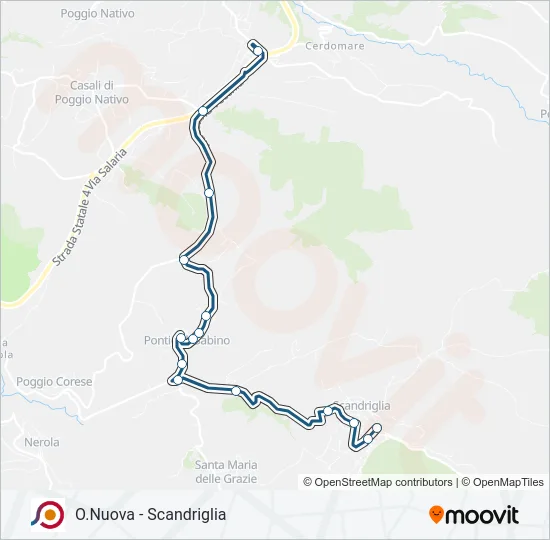 COTRAL Bus Line Map