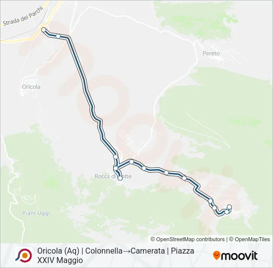 COTRAL Bus Line Map