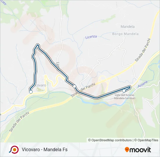 COTRAL Bus Line Map