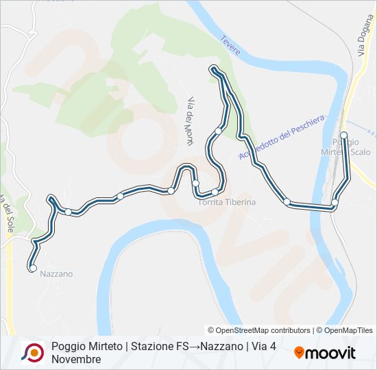 COTRAL bus Line Map