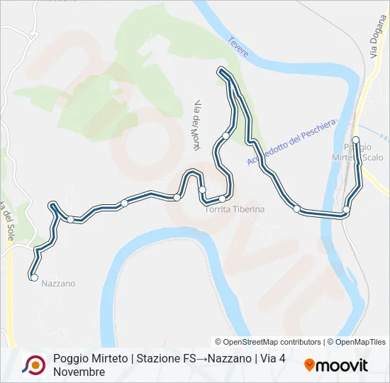 COTRAL Bus Line Map