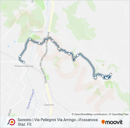 COTRAL Bus Line Map