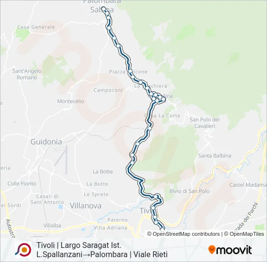 COTRAL Bus Line Map