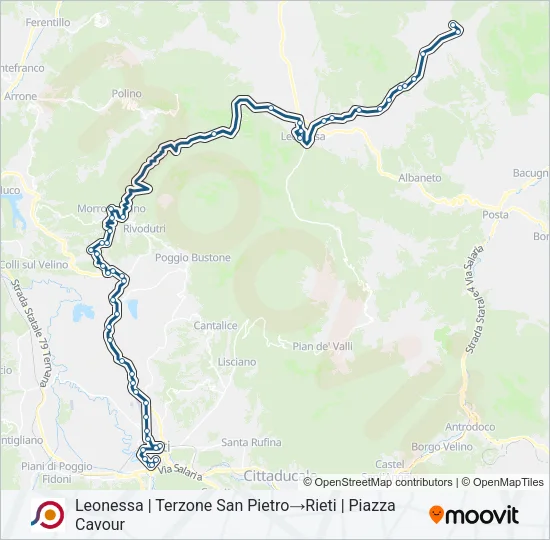 COTRAL Bus Line Map