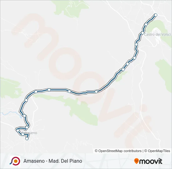 COTRAL Bus Line Map