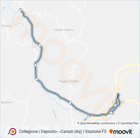 COTRAL bus Line Map