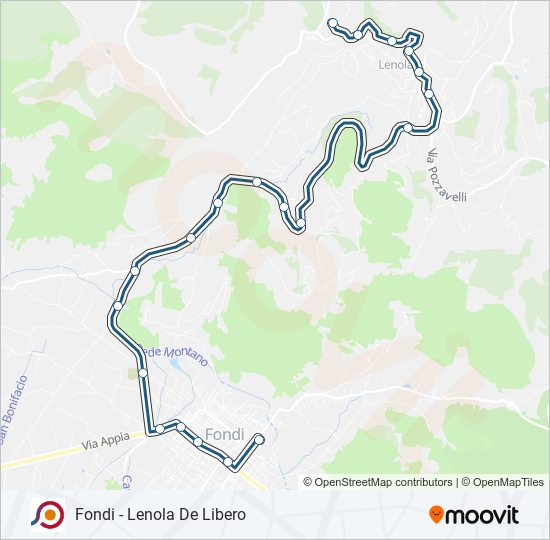 COTRAL bus Line Map