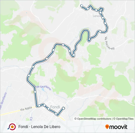 COTRAL Bus Line Map