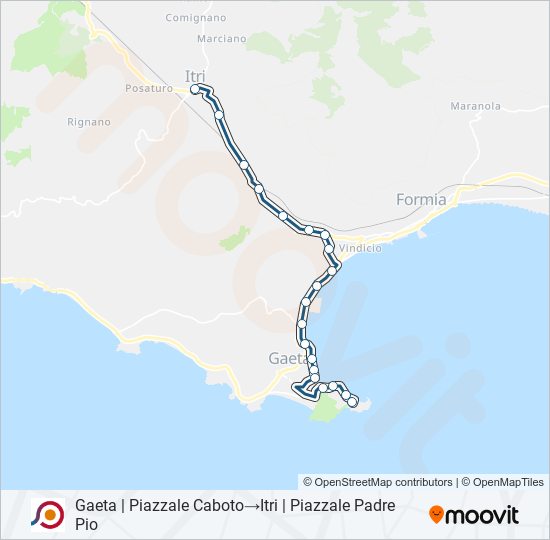 COTRAL bus Line Map