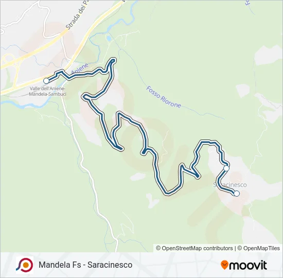COTRAL Bus Line Map