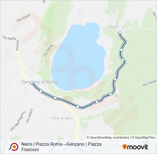 COTRAL Bus Line Map
