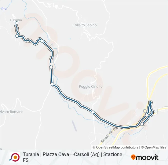 COTRAL Bus Line Map