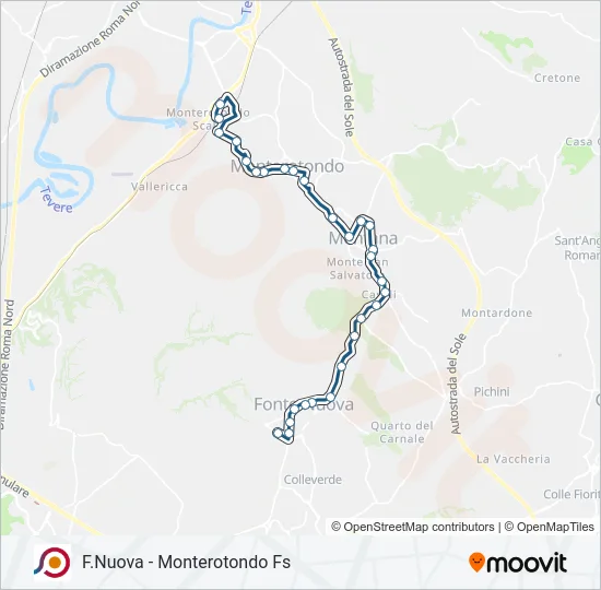 COTRAL Bus Line Map