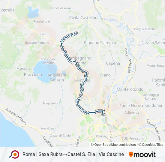 COTRAL Bus Line Map