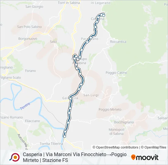 COTRAL Bus Line Map
