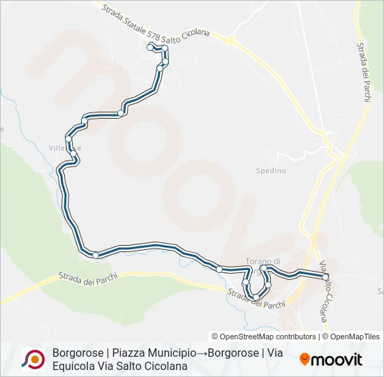 COTRAL Bus Line Map