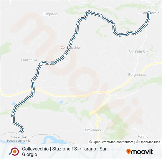 COTRAL Bus Line Map