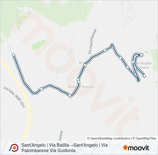 COTRAL Bus Line Map