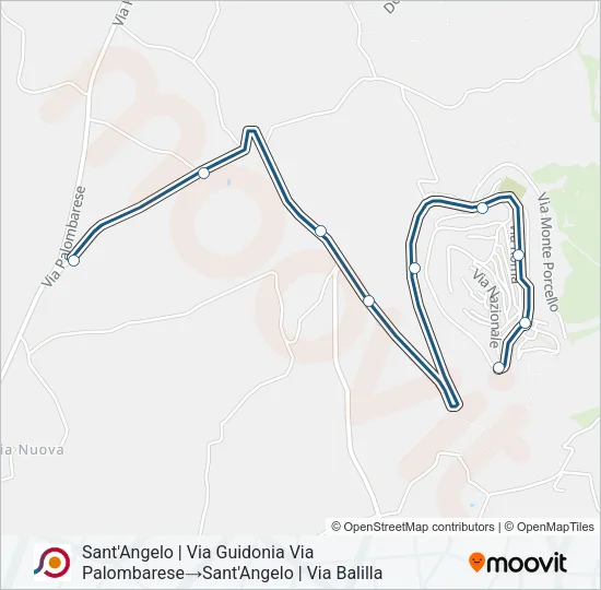 COTRAL Bus Line Map