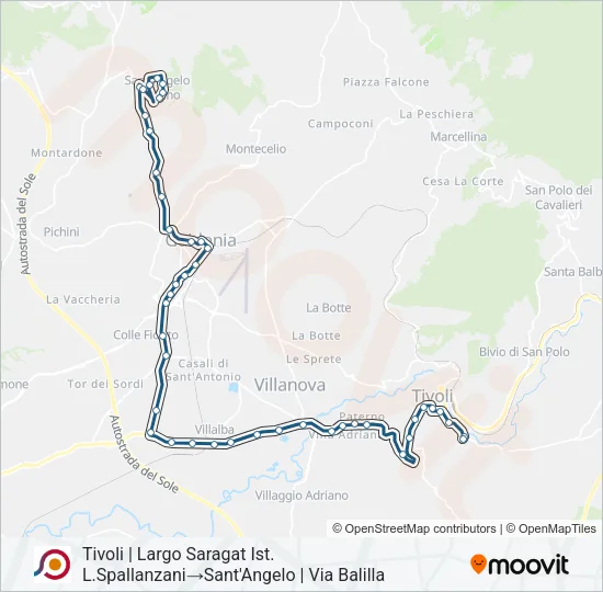 COTRAL Bus Line Map
