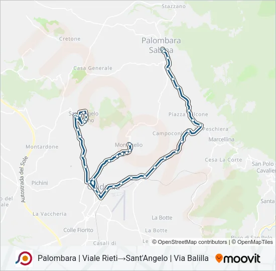 COTRAL Bus Line Map