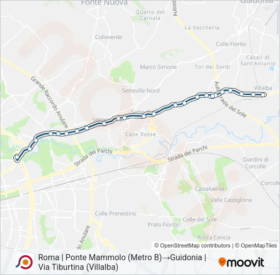 COTRAL Bus Line Map