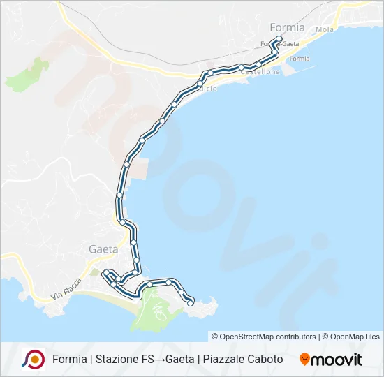 COTRAL Bus Line Map