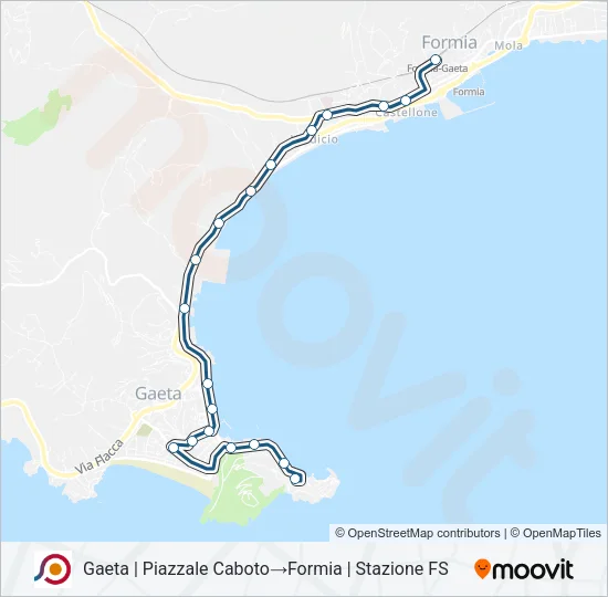 COTRAL Bus Line Map