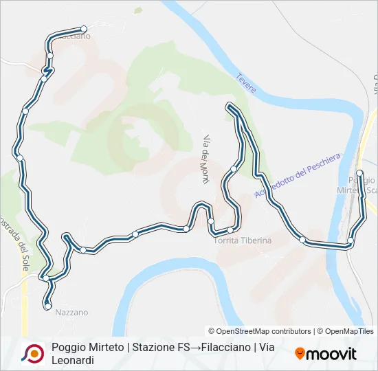 COTRAL Bus Line Map