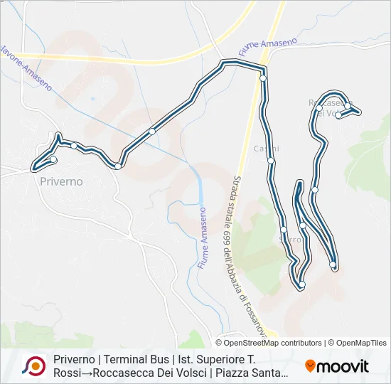 COTRAL Bus Line Map