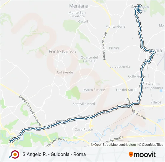 COTRAL Bus Line Map